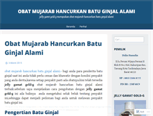 Tablet Screenshot of obatmujarabhancurkanbatuginjalalami.wordpress.com