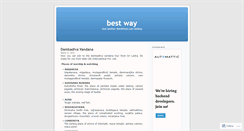 Desktop Screenshot of bestour.wordpress.com