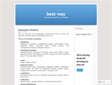 Tablet Screenshot of bestour.wordpress.com