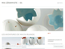 Tablet Screenshot of maceramiste.wordpress.com