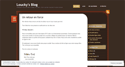 Desktop Screenshot of loucky22.wordpress.com