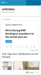 Mobile Screenshot of antiotaku.wordpress.com