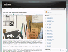 Tablet Screenshot of antiotaku.wordpress.com