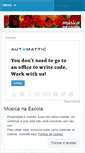 Mobile Screenshot of musicanaescolaportal.wordpress.com