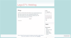 Desktop Screenshot of lego37.wordpress.com