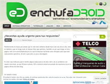Tablet Screenshot of enchufadroid.wordpress.com
