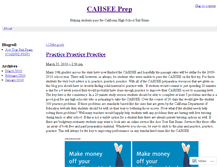 Tablet Screenshot of cahseeprepblog.wordpress.com