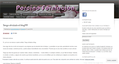 Desktop Screenshot of porcinoformacion.wordpress.com
