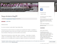 Tablet Screenshot of porcinoformacion.wordpress.com