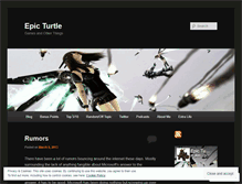 Tablet Screenshot of epicturtles.wordpress.com