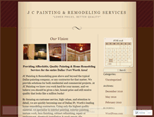 Tablet Screenshot of jcpainting.wordpress.com