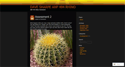 Desktop Screenshot of dasharpe1.wordpress.com
