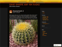 Tablet Screenshot of dasharpe1.wordpress.com