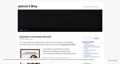 Desktop Screenshot of jjrjhoan.wordpress.com