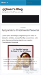 Mobile Screenshot of jjrjhoan.wordpress.com