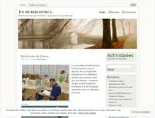 Tablet Screenshot of mibiblio.wordpress.com