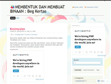 Tablet Screenshot of begkertas.wordpress.com