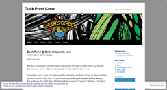 Desktop Screenshot of duckpondcrew.wordpress.com