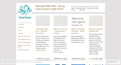 Desktop Screenshot of io365.wordpress.com