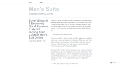 Desktop Screenshot of custommenssuits.wordpress.com