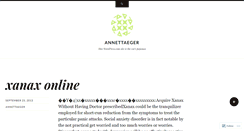 Desktop Screenshot of annettaeger.wordpress.com