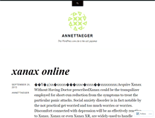 Tablet Screenshot of annettaeger.wordpress.com