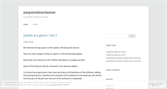 Desktop Screenshot of easywindowcleaner.wordpress.com