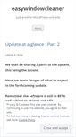 Mobile Screenshot of easywindowcleaner.wordpress.com