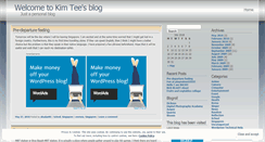 Desktop Screenshot of kimteeblog.wordpress.com