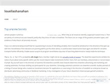 Tablet Screenshot of louellashanahan.wordpress.com