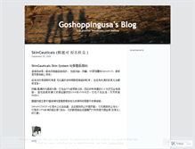 Tablet Screenshot of goshoppingusa.wordpress.com