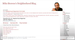 Desktop Screenshot of mikebrowne.wordpress.com