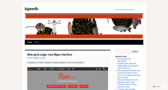 Desktop Screenshot of bgeedb.wordpress.com