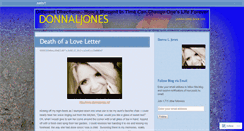 Desktop Screenshot of donnaljones.wordpress.com