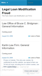 Mobile Screenshot of legalloanmodfraud.wordpress.com