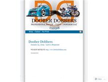 Tablet Screenshot of dooberdobbers.wordpress.com