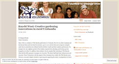 Desktop Screenshot of nexosvoluntarios.wordpress.com