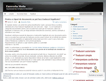 Tablet Screenshot of euroverbamedia.wordpress.com