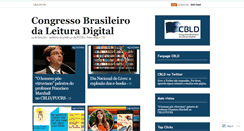 Desktop Screenshot of congressobrasileirodaleituradigital.wordpress.com