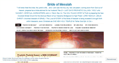 Desktop Screenshot of brideofmessiah.wordpress.com