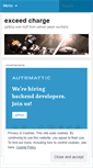 Mobile Screenshot of exceedcharge.wordpress.com