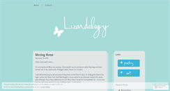 Desktop Screenshot of lizardology.wordpress.com