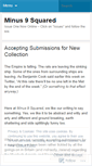 Mobile Screenshot of minus9squared.wordpress.com