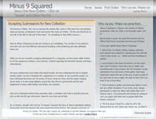 Tablet Screenshot of minus9squared.wordpress.com