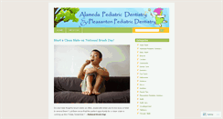 Desktop Screenshot of alamedapediatricdentistry.wordpress.com