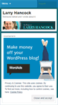 Mobile Screenshot of larryhancock.wordpress.com