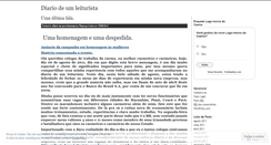 Desktop Screenshot of diariodeumleiturista.wordpress.com
