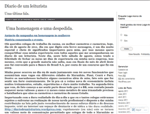 Tablet Screenshot of diariodeumleiturista.wordpress.com
