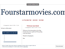 Tablet Screenshot of fourstarmovies.wordpress.com
