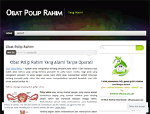 Tablet Screenshot of obatpoliprahimyangalami.wordpress.com